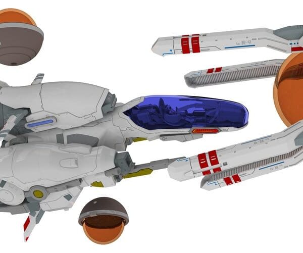R-Type Final 3 Evolved Plastic Model Kit R-9A [ARROW-HEAD] Ver. 25 cm