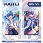 Vocaloid Button 2-Pack Kaito (Art by kuuma)
