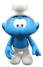 The Smurfs Vinyl Figure Smurf White and Blue - Flocked 19 cm