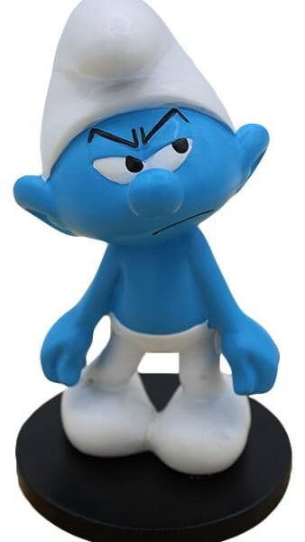 The Smurfs Statue Grouchy Smurf 11 cm