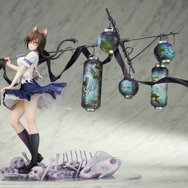 Comics Bakemonogatari PVC Figure 1/7 Tsubasa Hanekawa 26 cm