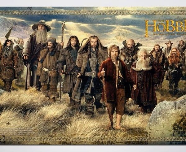 The Hobbit Playmat Thorin's Company