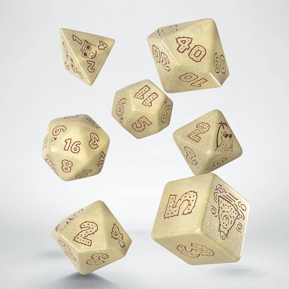x_qws-scap02 Capybara Dice Set of 7 Sleepie - immagine 1
