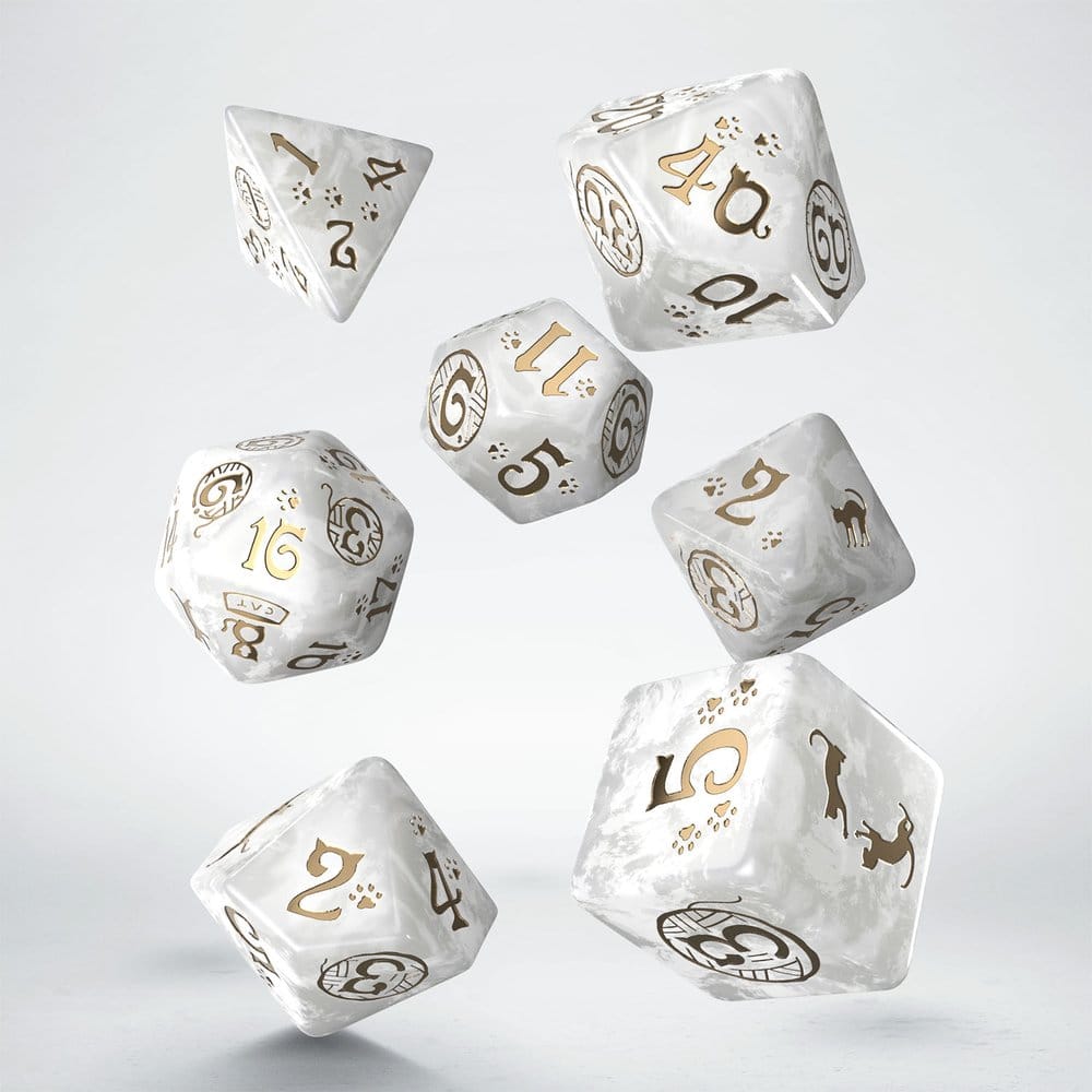 x_qws-scat11 CATS Dice Set of 7 Purrl - immagine 1