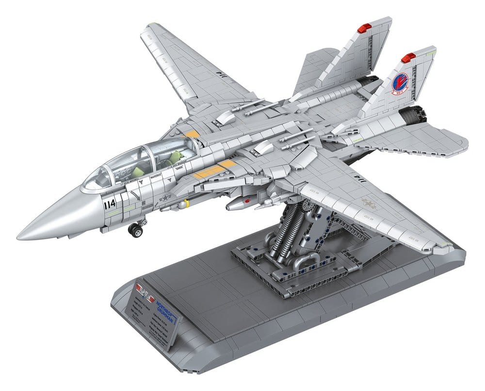 x_rev00963 Top Gun Brick System Set Maverick's F-14A Tomcat - immagine 1