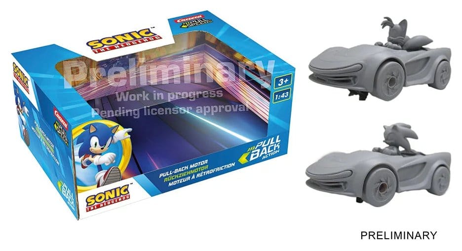 x_rev15813041 Sonic the Hedgehog Pull & Speed Pull-back car Sonic Racing CrossWorlds - Twinpack - immagine 1
