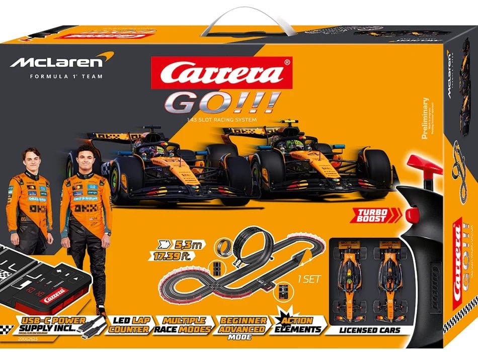 x_rev20062623 McLaren Carrera GO!!! Slot Car Track Set McLaren Racing - immagine 1