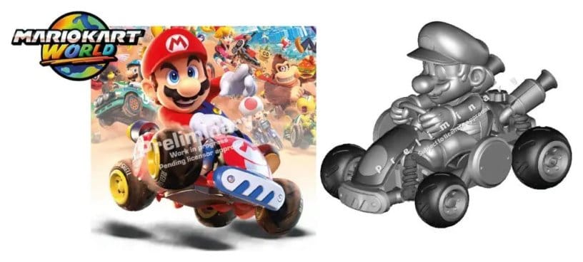 x_rev370200960 Nintendo Mario Kart Carrera RC RC Car Mario Kart World, Mario 2,4GHz - immagine 1