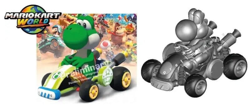 x_rev370200961 Nintendo Mario Kart Carrera RC RC Car Mario Kart World, Yoshi 2,4GHz - immagine 1