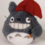 My Neighbor Totoro Plush Figure Totoro Red Umbrella 15 cm