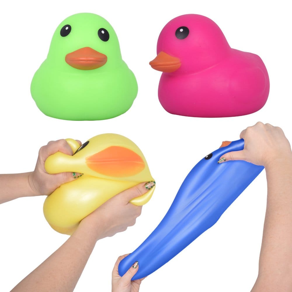 x_sim700470509 Squishy Stretch figures Duck 4-pack Assortment 15 cm Display (4) - immagine 1