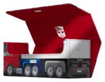 Squaroes Collectors Case 400 Squaroe Transformers - Optimus Prime Truck - immagine 4