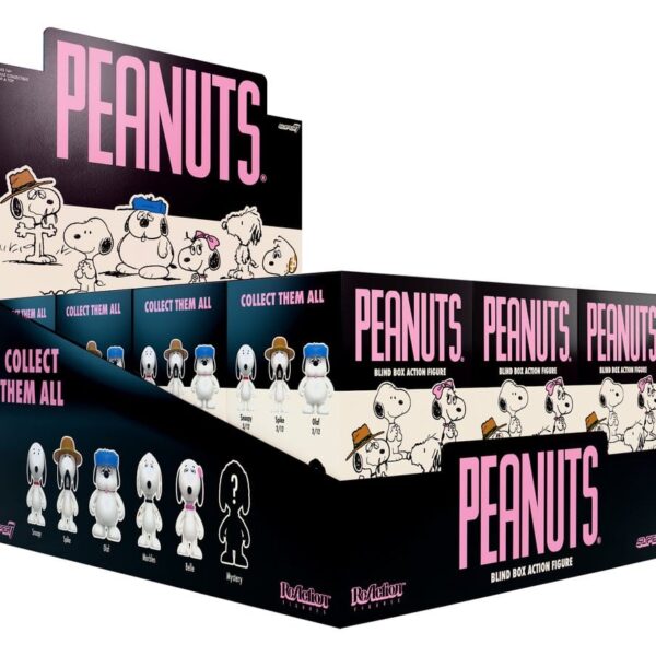 Peanuts ReAction Action Figures Snoopy's Siblings Wave 10 Blind Box 10 cm Display (12)