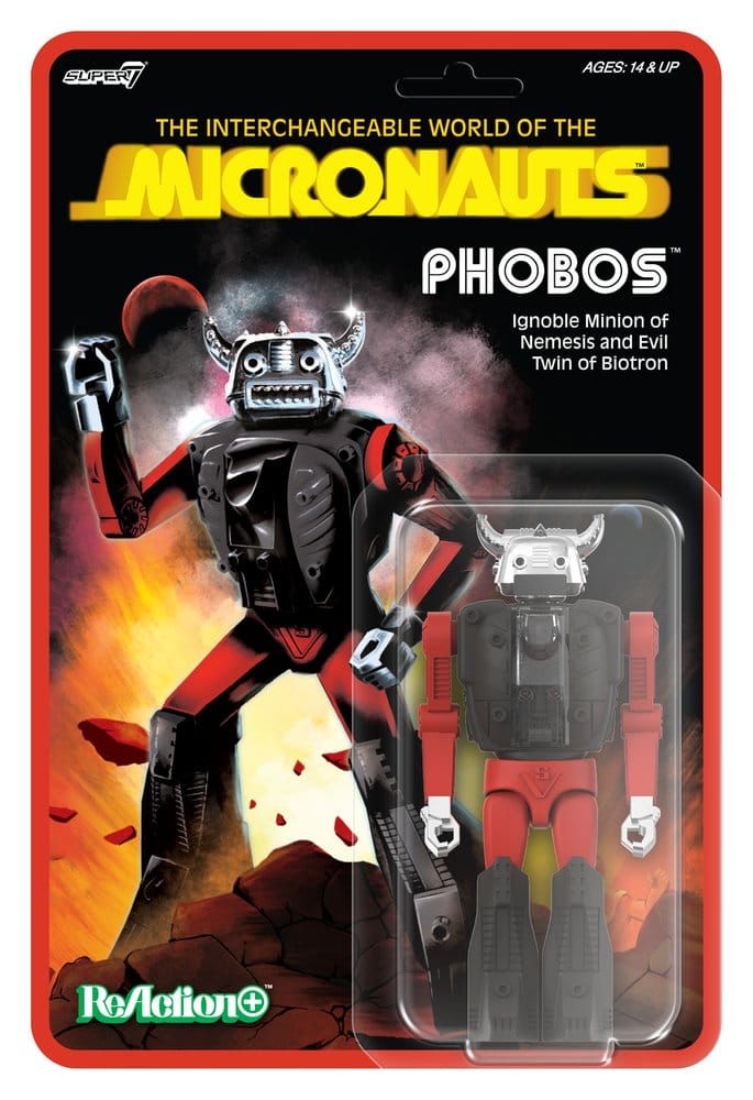 x_sup7-or-micr-10232 Micronauts ReAction+ Action Figure Wave 04 Phobos - immagine 1