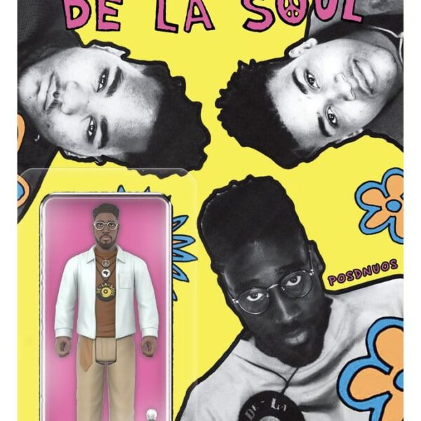 De La Soul ReAction Action Figure Wave 01 Kelvin "Posdnuos" Mercer (Me, Myself & I)