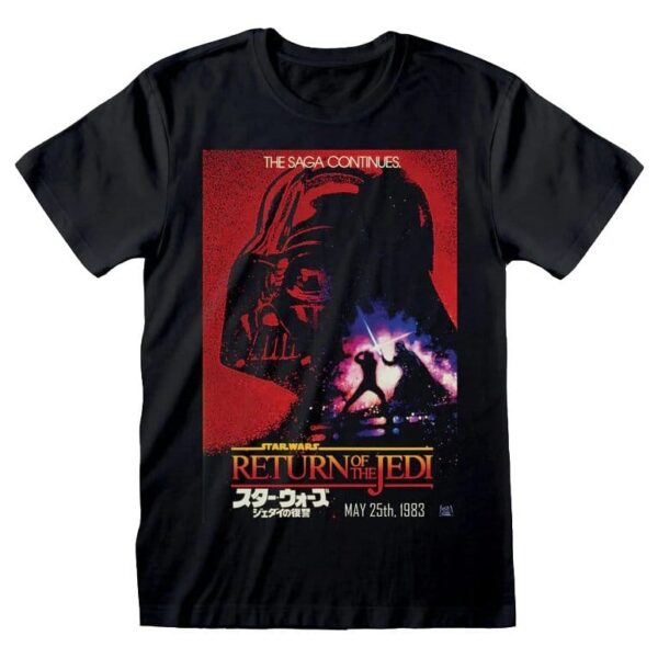 Star Wars T-Shirt Vader Poster Size S