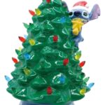 Disney Ceramic Christmas Tree with Lights Stitch 30 cm