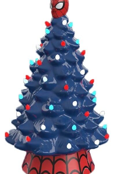 Marvel Ceramic Christmas Tree with Lights Spider-Man 23 cm