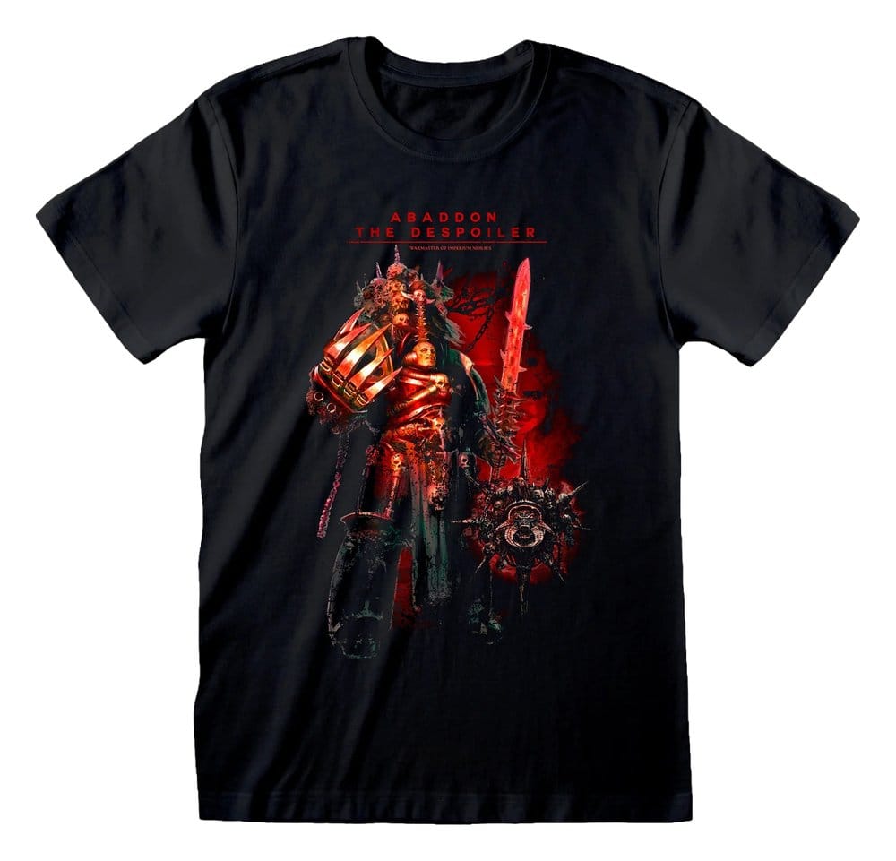 x_whm10405tsb Warhammer T-Shirt Abaddon The Despoiler - immagine 1