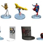 DC Comics Wizkids HeroClix Iconix Mini Figures Fortress of Solitude Vol 1 13 cm