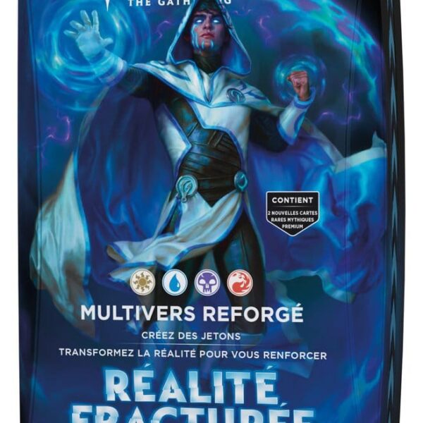 Magic the Gathering Réalité fracturée Commander Deck Multiverse Reforged Assortment (4) french