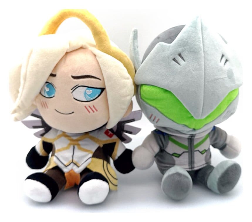 x_yoto71166 Overwatch Plush Figures 2-Pack Genji & Mercy 22 cm - immagine 1