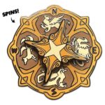 Quincy's Tavern Pin Badge Compass 5 cm