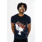 Batman T-Shirt Rock Acid Wash