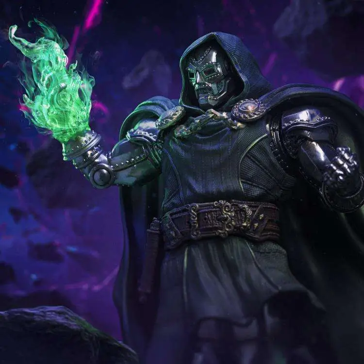 105639__2499223817 INFINITY GAUNTLET DOCTOR DOOM DELUXE 1/10 STATUE - immagine 1