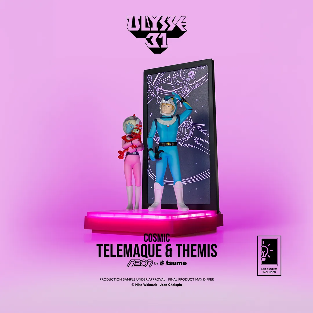 115201__ab485997 ULYSSE 31 TELEMACHUS & THEMIS COSMIC VERSION NEON FIGURE - immagine 1