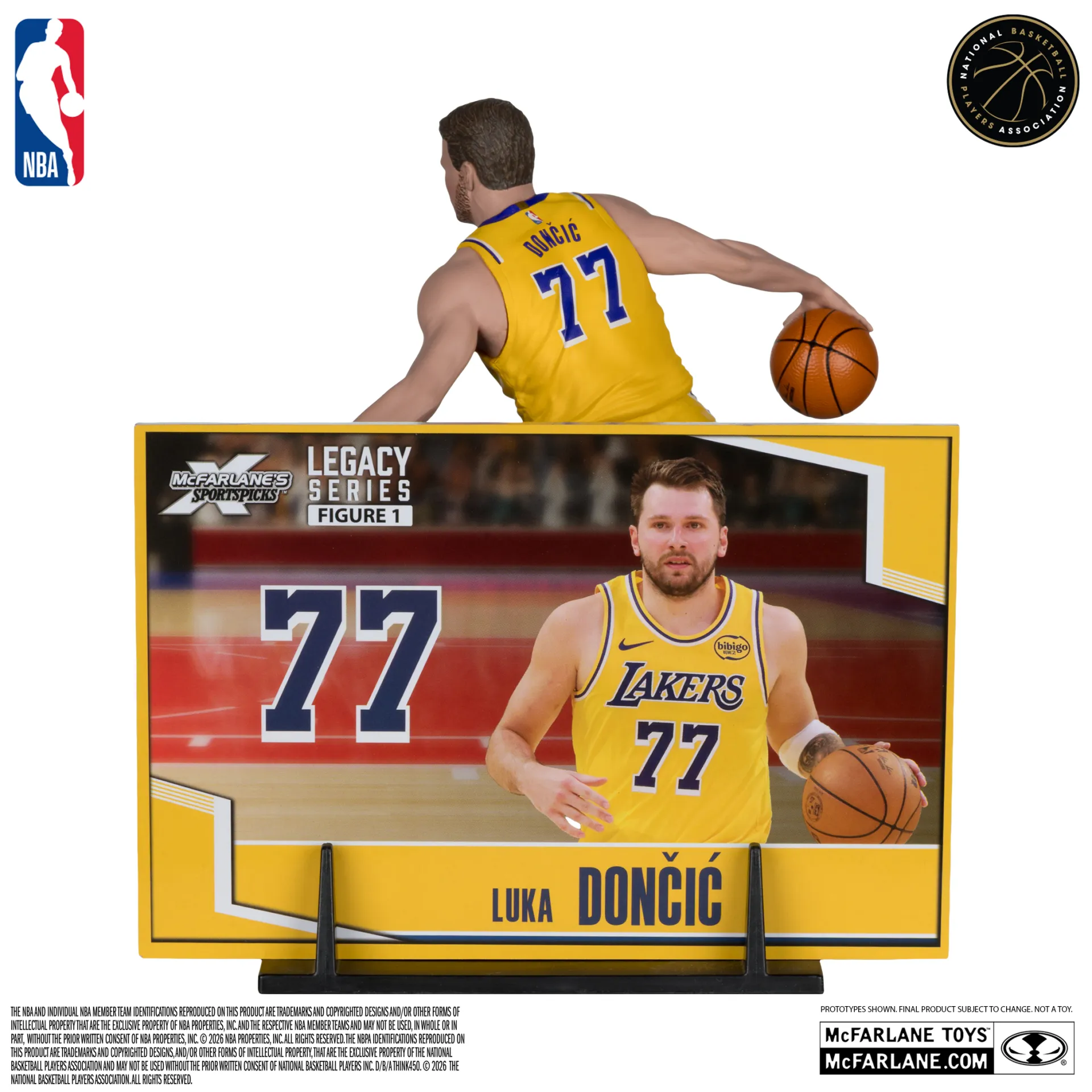 115202__9bd75825 NBA SPORTSPICKS LUKA DONCIC (LA LAKERS) POSED FIGURES - immagine 1