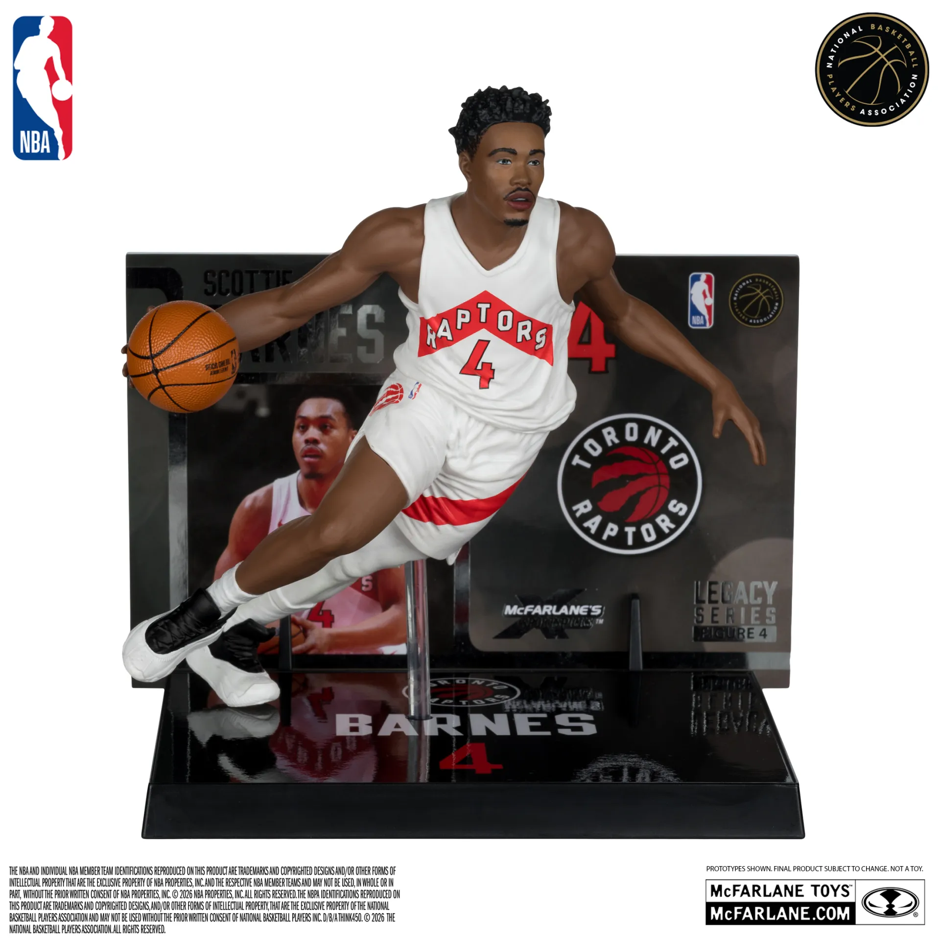 115206__a50bb6ae NBA SPORTSPICKS SCOTTIE BARNES (TORONTO RAPTORS) POSED FIGURE - immagine 1