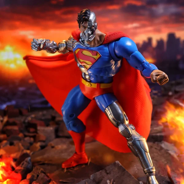 MCFARLANE VAULT DC MULTIVERSE 7INCH CYBORG SUPERMAN ACTION FIGURE