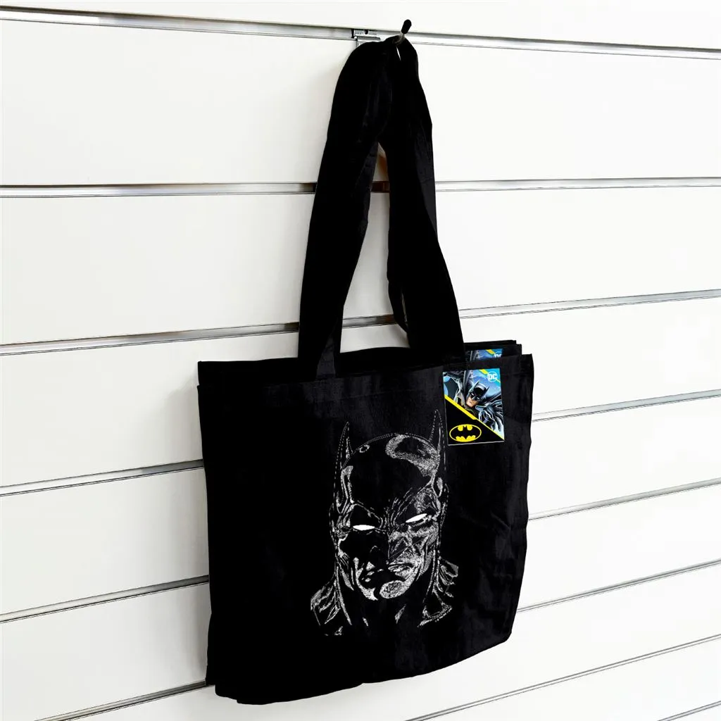 115211__d84d8b30 BATMAN FACE TOTE BAG - immagine 1