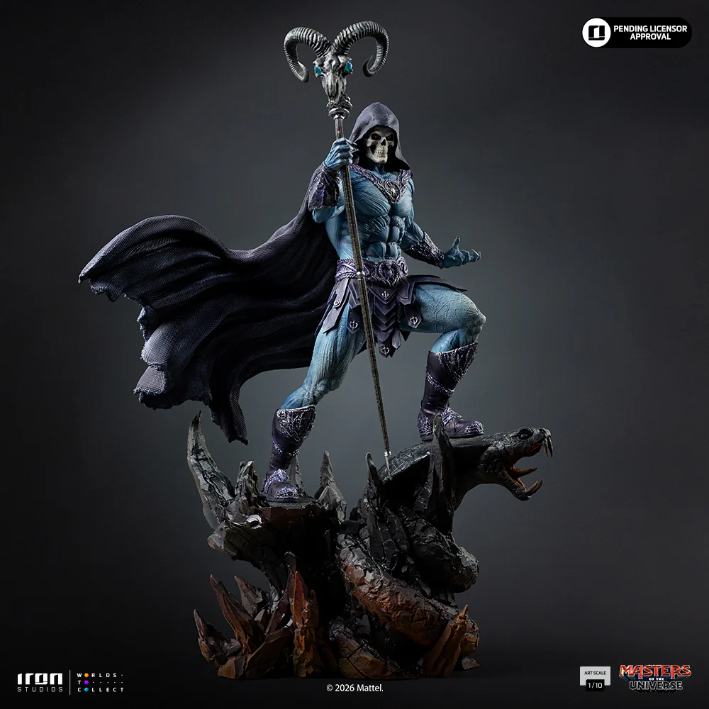 115267__eba3f2a9 MASTERS OF THE UNIVERSE 2026 SKELETOR 1/10 STATUE - immagine 1