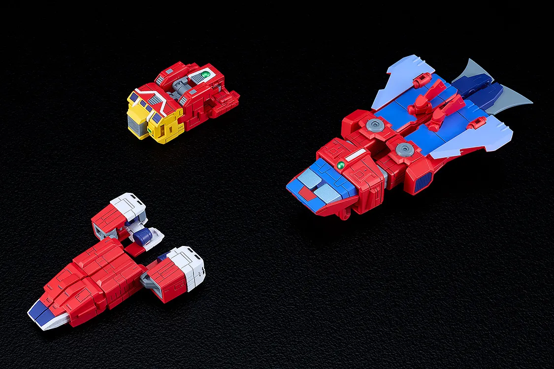 115395__e2f8b078 SPACE RUNAWAY IDEON MINIATURE COMBINING TRANSFORMING MODEROID MODEL KIT - immagine 1