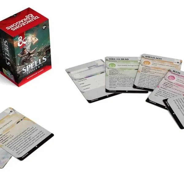 DUNGEONS & DRAGONS REFERENCE CARDS SPELLS (LEVELS 0-1) ENG