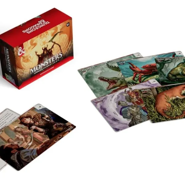 DUNGEONS & DRAGONS REFERENCE CARDS MONSTERS (ANIMALS AND NPCS) ENG