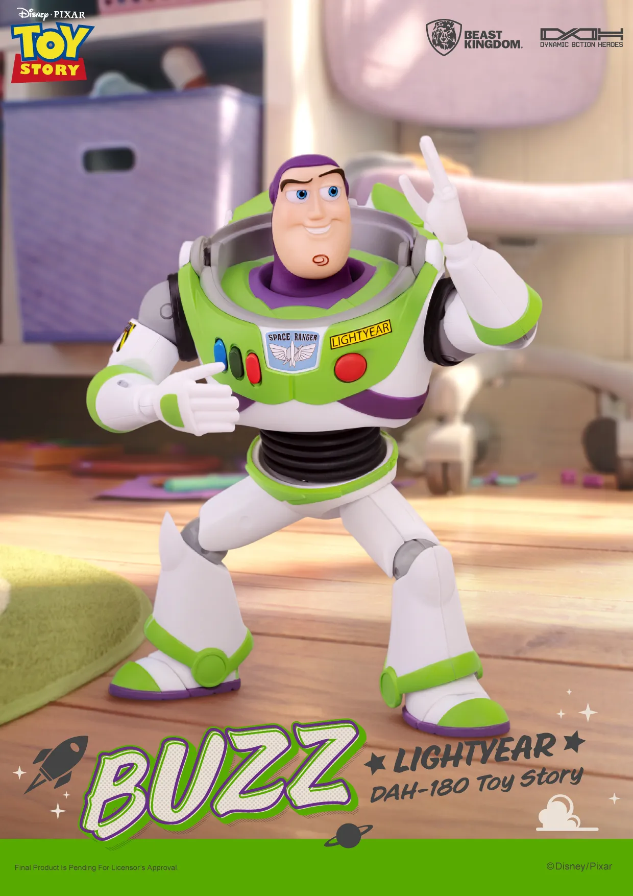 115646__9a268449 TOY STORY BUZZ LIGHTYEAR DAH ACTION FIGURE - immagine 1