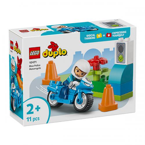 57288_1764841385 10471 Lego Duplo Motocicletta Blu della Polizia - immagine 1
