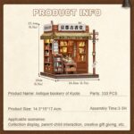 Miniature House Model Kit Antique Bookery of Kyoto 18 x 15 cm - immagine 3