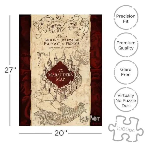 HP MARAUDERS MAP 1000PCS PUZZLE