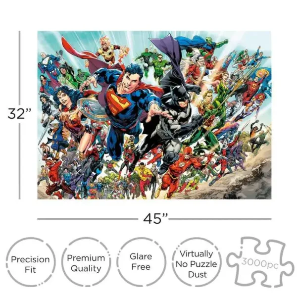 DC COMICS CAST 3000PCS PUZZLE
