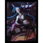 LEAGUE OF LEGENDS JINX COLLECTOR PRINT