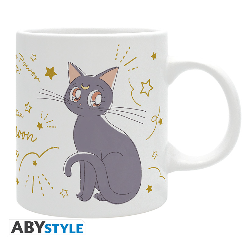 ABYMUGA750 SAILOR MOON - Mug - 320 ml - Luna & Artemis Cats - subli matte - immagine 1