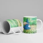 TOTORO WHITE AND BLUE MUG - immagine 3