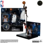 NBA SPORTSPICKS ANTHONY EDWARDS (MINNESOTA TIMBERWOLVES) POSED FIGURE - immagine 4