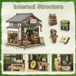 Miniature House Model Kit Kyoto Matcha Cottage 11 x 9 cm - immagine 2