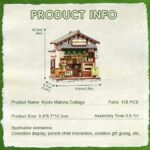 Miniature House Model Kit Kyoto Matcha Cottage 11 x 9 cm - immagine 3