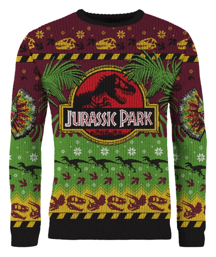 x_aaam-1135198-p Jurassic Park Christmas Sweater Happy Rexmas - immagine 1